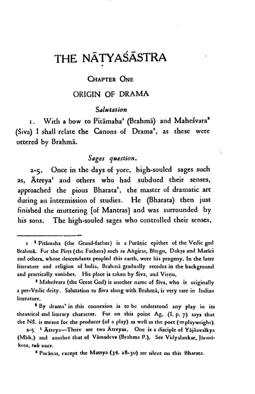 Natyasastra 2 Vols (Transiation)